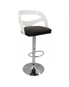Banco baronet metal cromado abs tactopiel