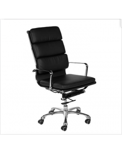 Silla imperia tactopiel y metal cromado
