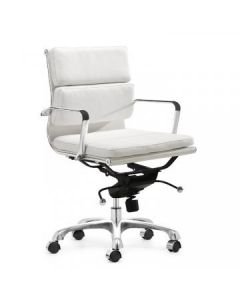 Silla imperia low tactopiel y metal cromado