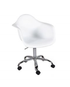 Silla munich ofice c/b abs y metal cromado