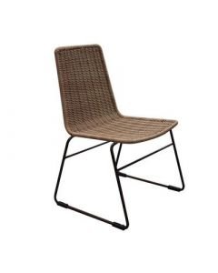 Silla Otates de metal pintado y tejido sintético